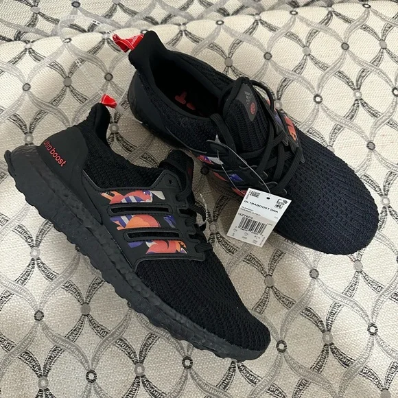 adidas gazelle silver green womens Adidas Men's Black & Red Stripes Ren Zhe Ultra Boost Running Sneakers   Picky Thrifter